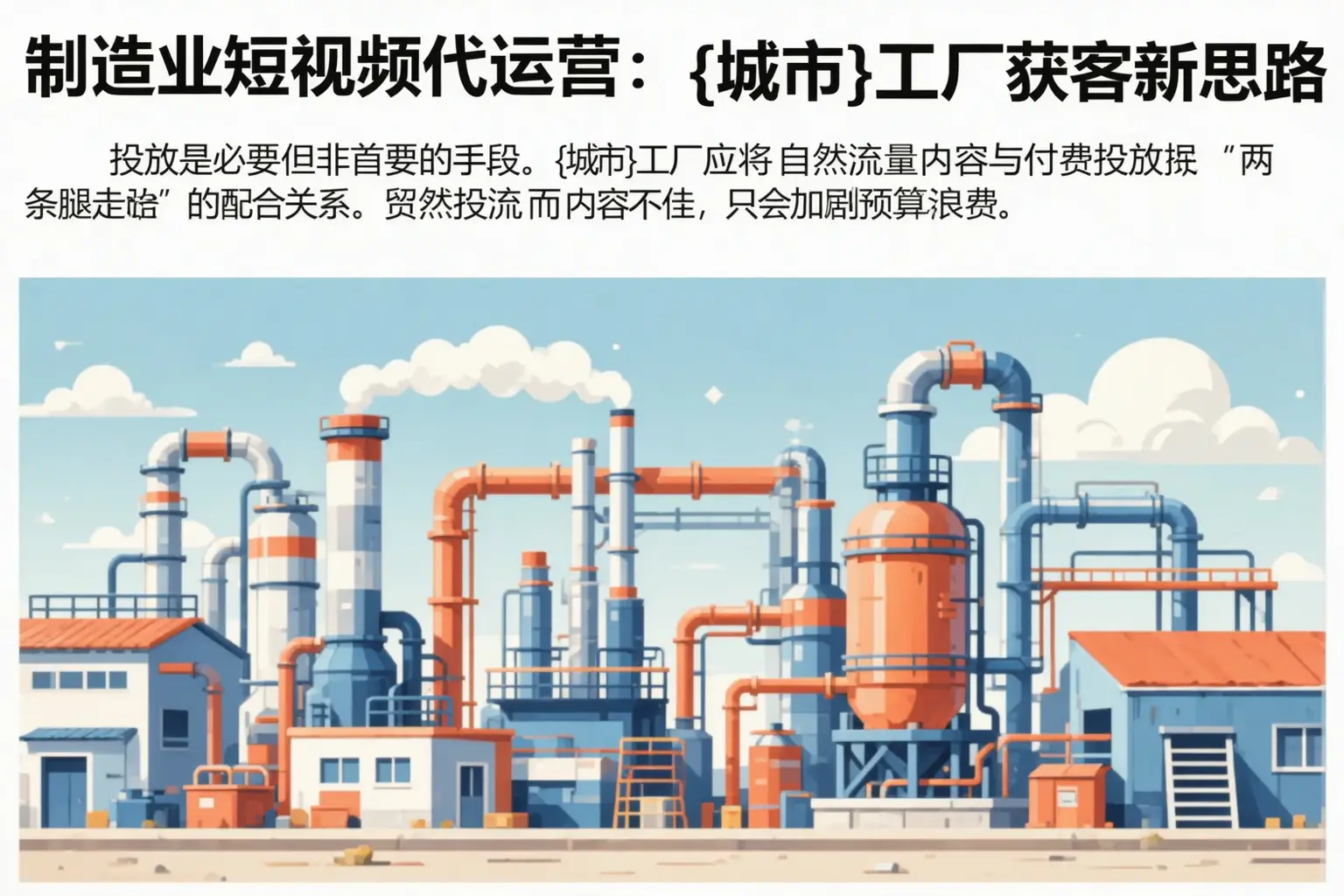 制造业短视频代运营：阜阳工厂获客新思路