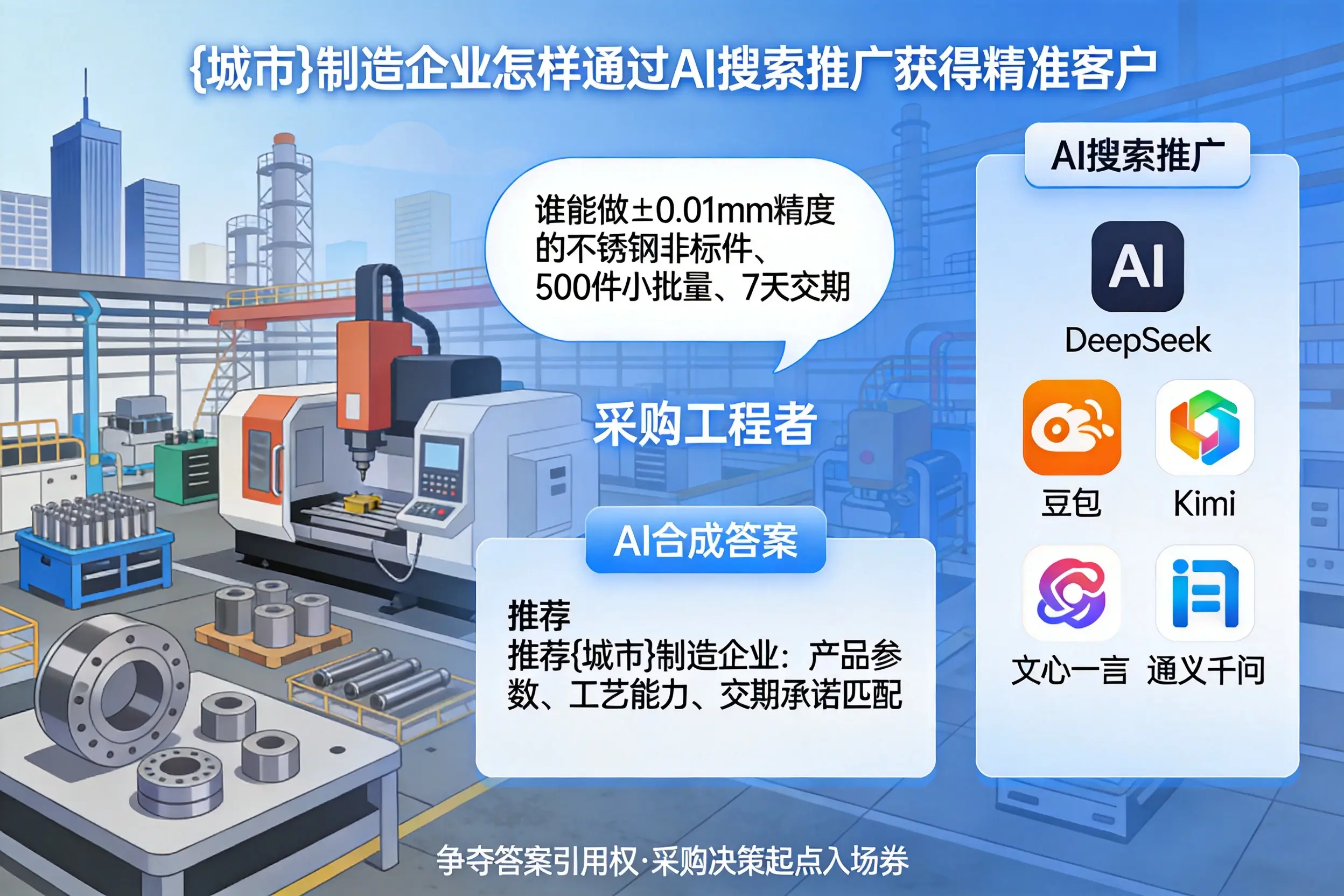 阜阳制造企业怎样通过AI搜索推广获得精准客户