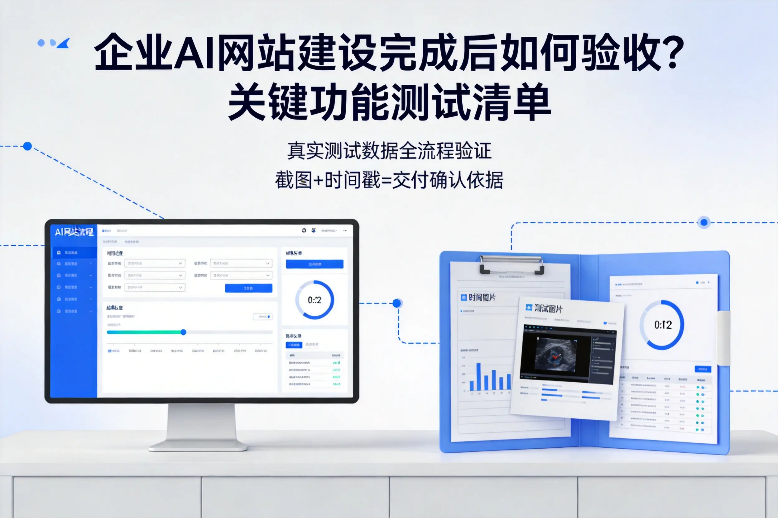 阜阳企业AI网站建设完成后如何验收?关键功能测试清单